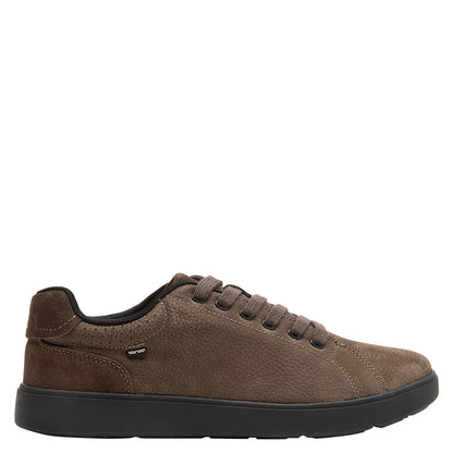Zapatilla Hombre Cuero Barefoot Café