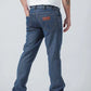 Jeans Hombre Texas Tiro Medio Azul