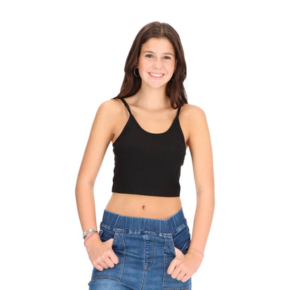 polera-mujer-crop-top-juvenil-negra
