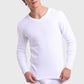 Camiseta Hombre Bipack Cuello en V Blanco