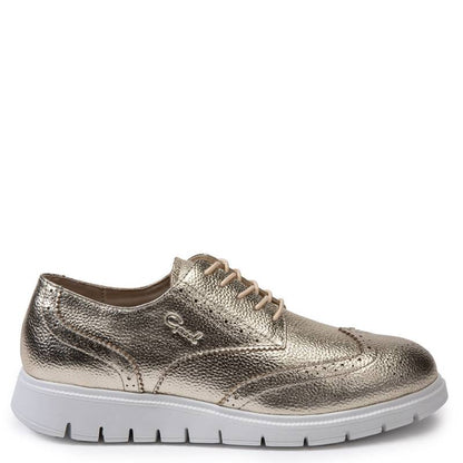 Zapato Mujer Casual Itati Dorado