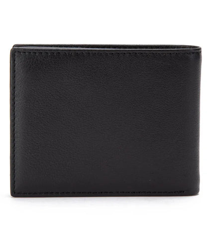 Billetera Hombre Con Flap Negro