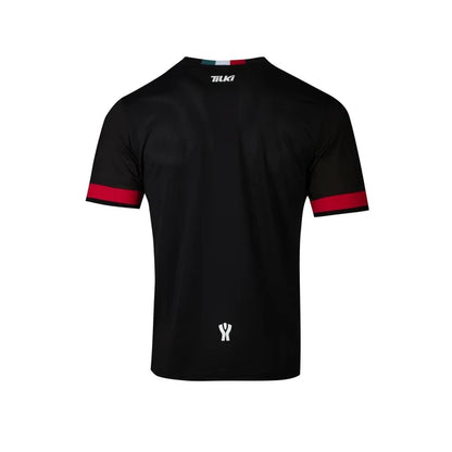 Polera Hombre Italia Matif+14 Lehinde L Negro & Rojo