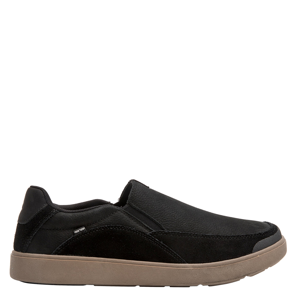 Zapatilla Hombre Cuero Barefoot Negro