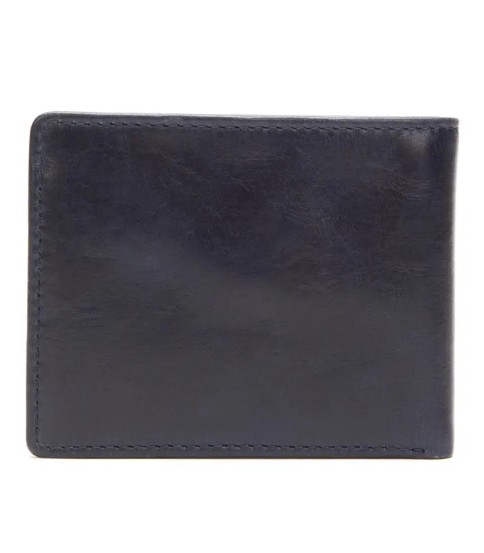 Billetera Hombre Con Tarjetero Azul