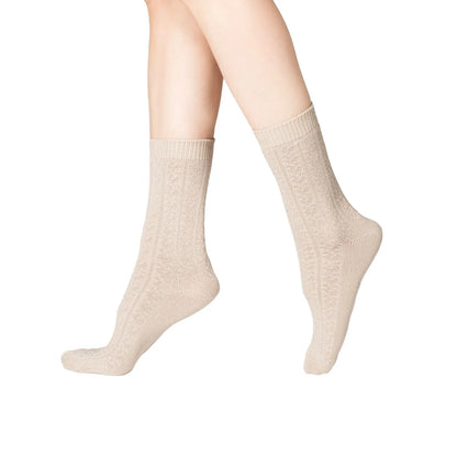 Tripack Calcetín Mujer Corto Bambú Café, Caramelo & Beige