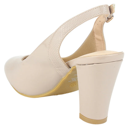 Zapato Mujer Cobna-7 Nude Casual