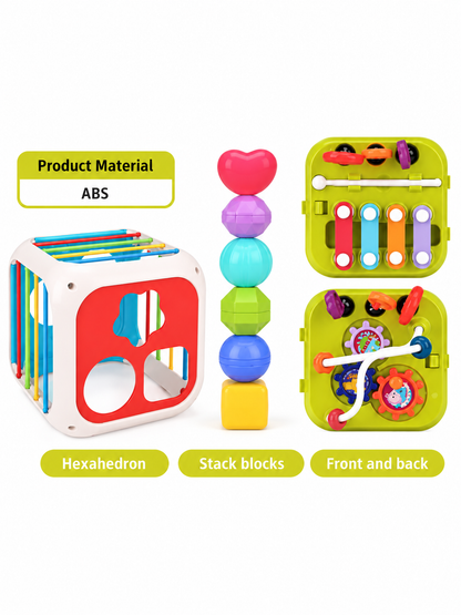 Cubo Didactico Educativo  7 En 1
