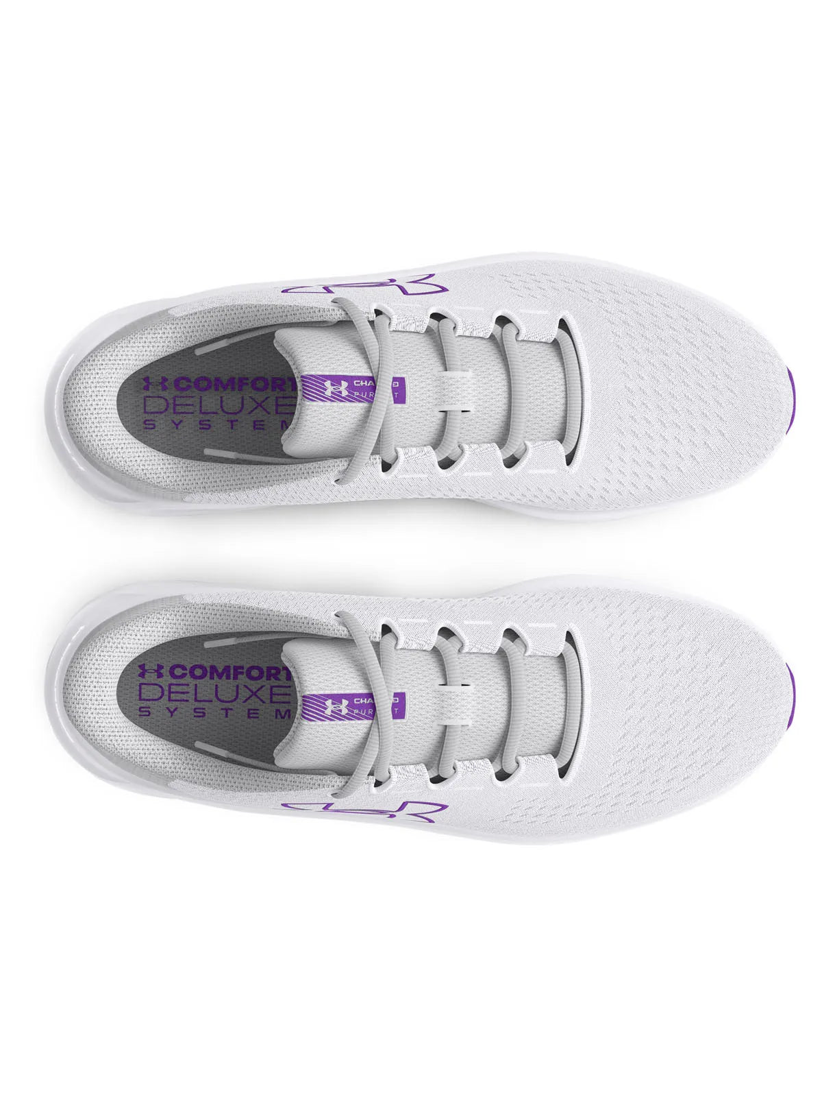 Zapatillas Mujer Running UA Charged Pursuit 3 Blancas