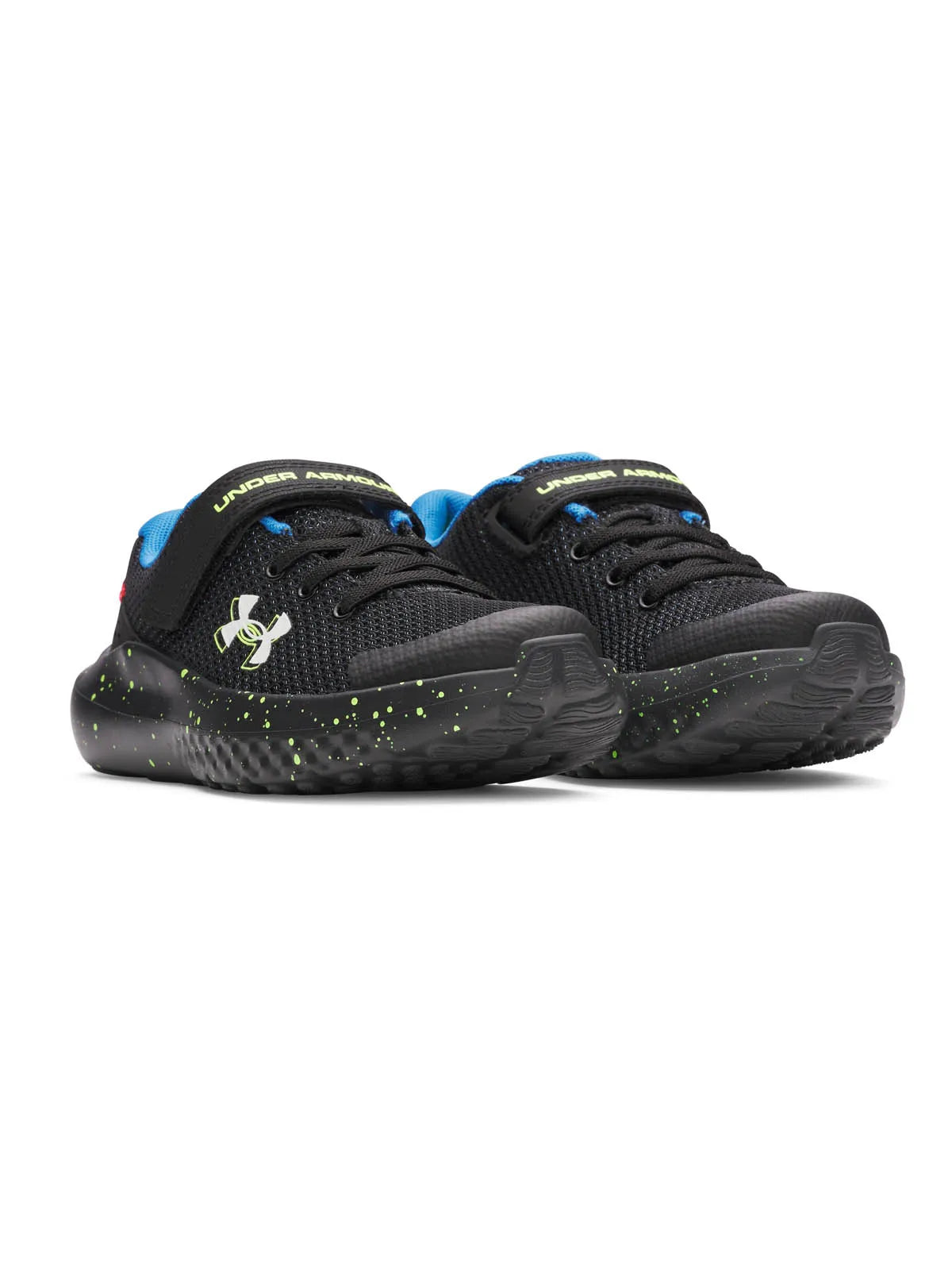 Zapatilla Niño Running Surge 4 AC Negro Amarillo