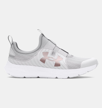 Zapatilla Niño Deportiva Sin Cordones Gris