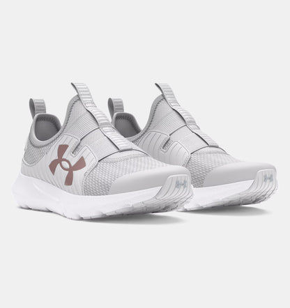 Zapatilla Niño Deportiva Sin Cordones Gris