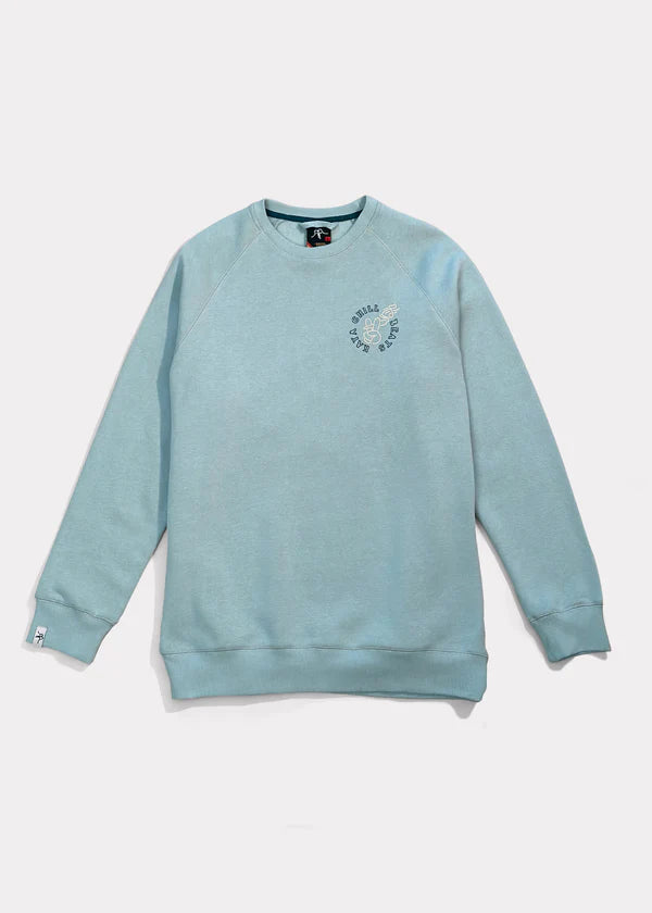 Polerón Hombre Crewneck Chill Teal