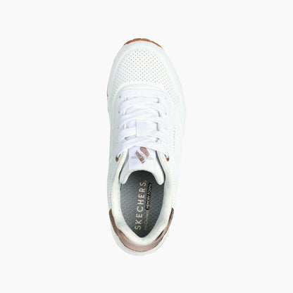 Zapatilla Niña Uno Shimmer Away White