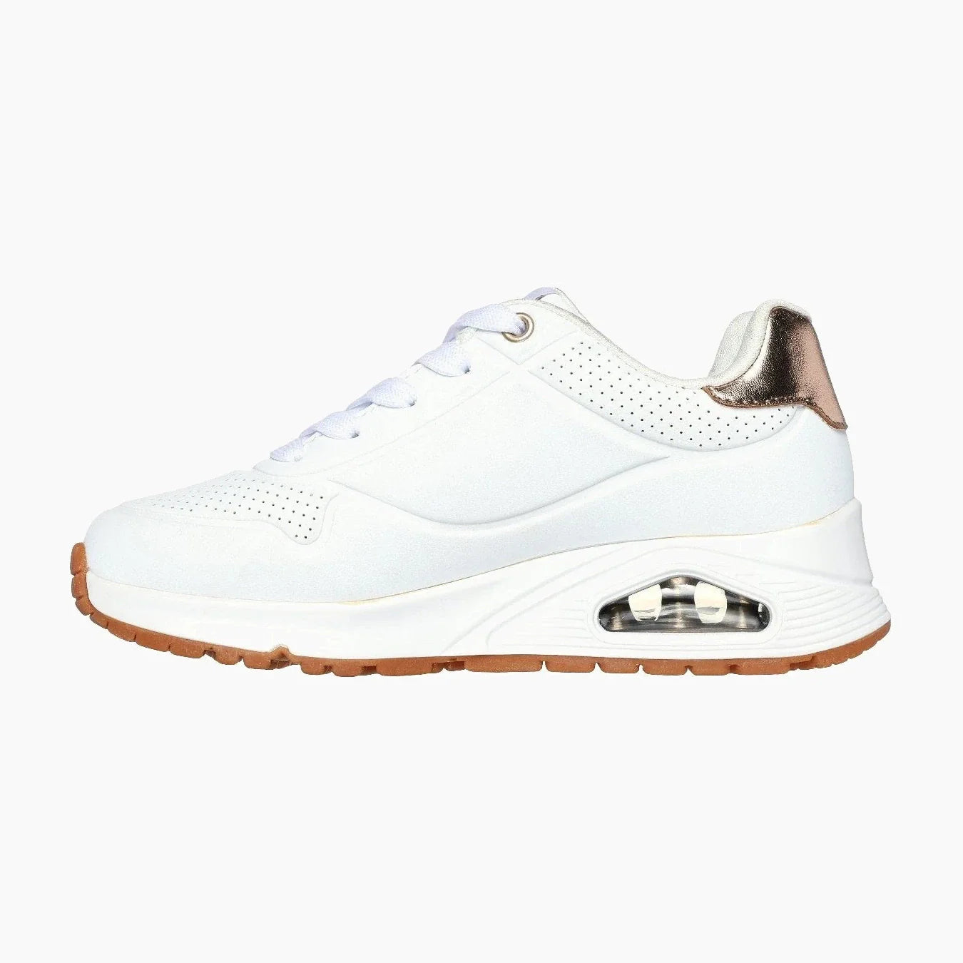 Zapatilla Niña Uno Shimmer Away White