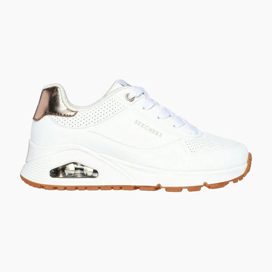 Zapatilla Niña Uno Shimmer Away White