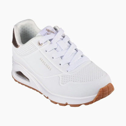 Zapatilla Niña Uno Shimmer Away White