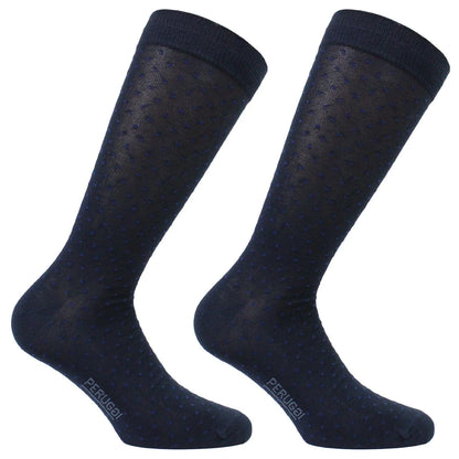 Calcetín Hombre Hilo Surtido 2 pares Azul