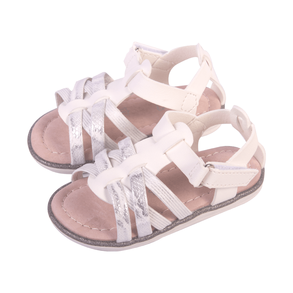 Sandalias Bebe Niña Blanco