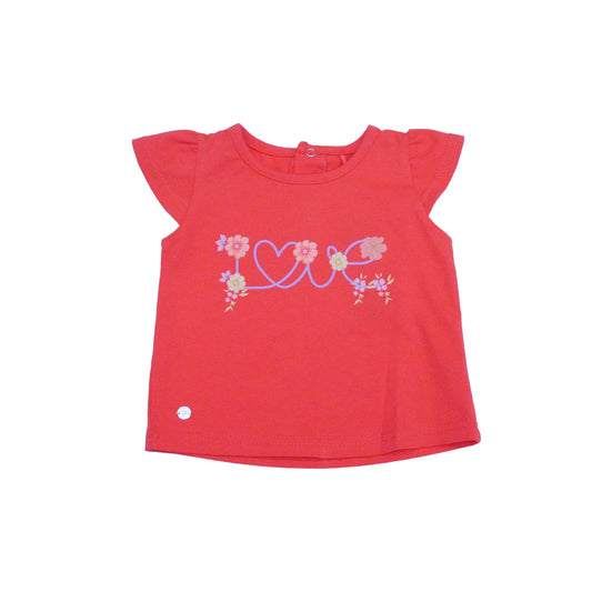 Polera Bebe Niña Coral