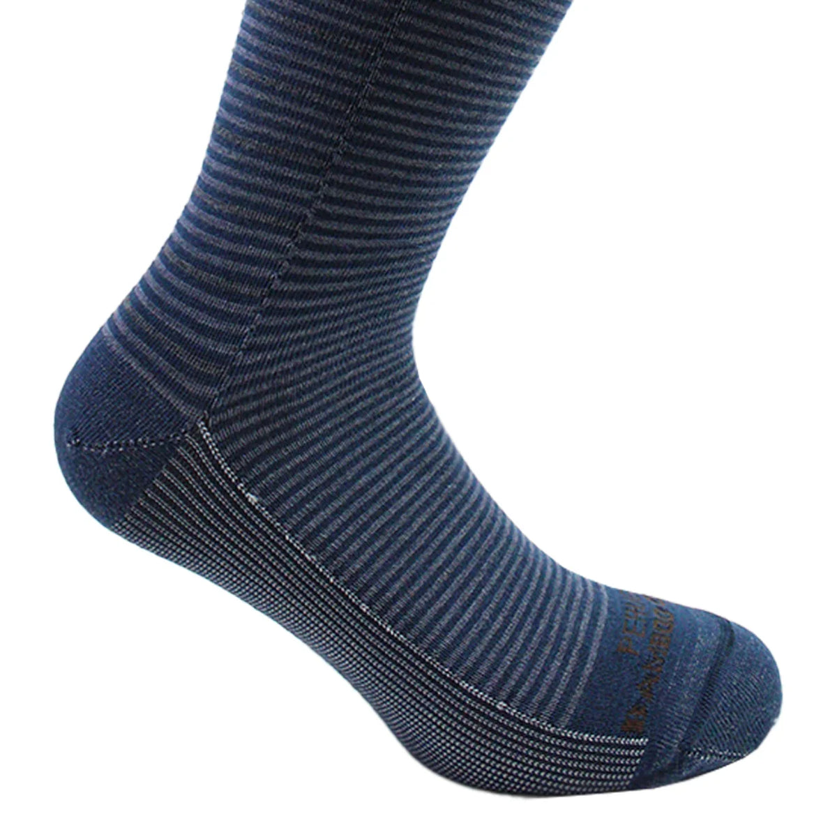 Calcetín Hombre Cobre + Bamboo Diseño Largo Americano Azul