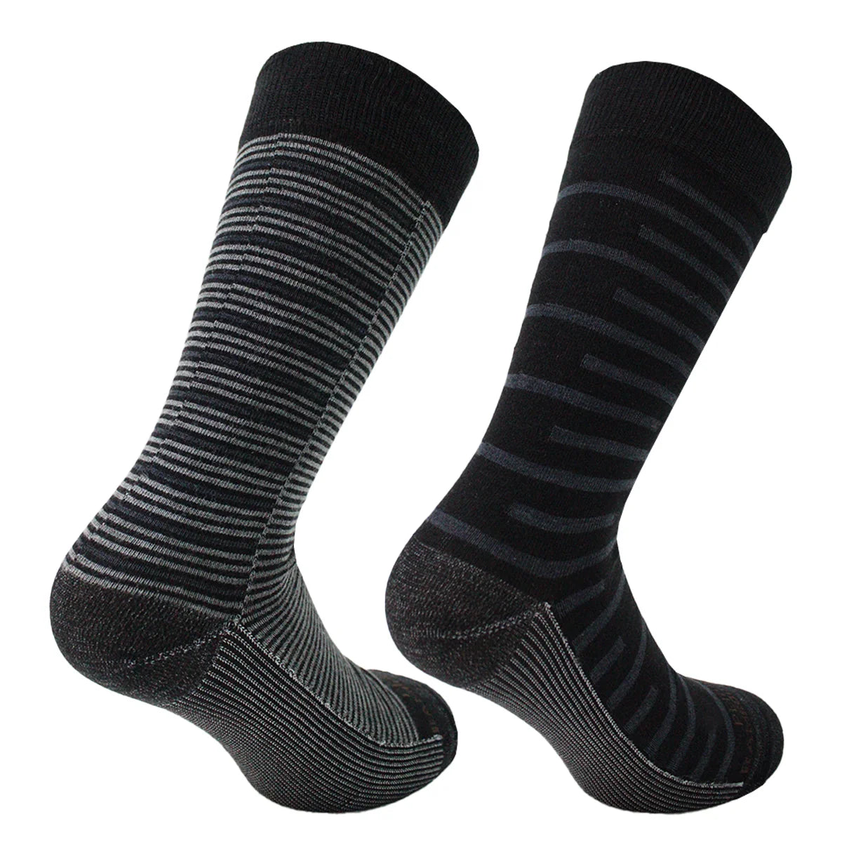 Calcetín Hombre Cobre + Bamboo Diseño Largo Americano Negro