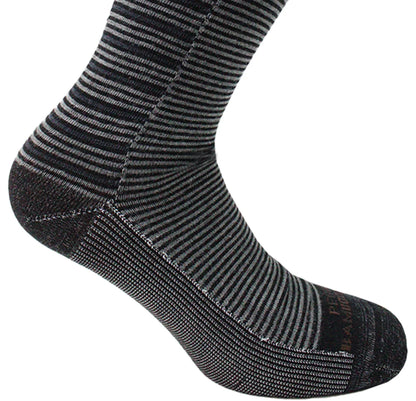 Calcetín Hombre Cobre + Bamboo Diseño Largo Americano Negro