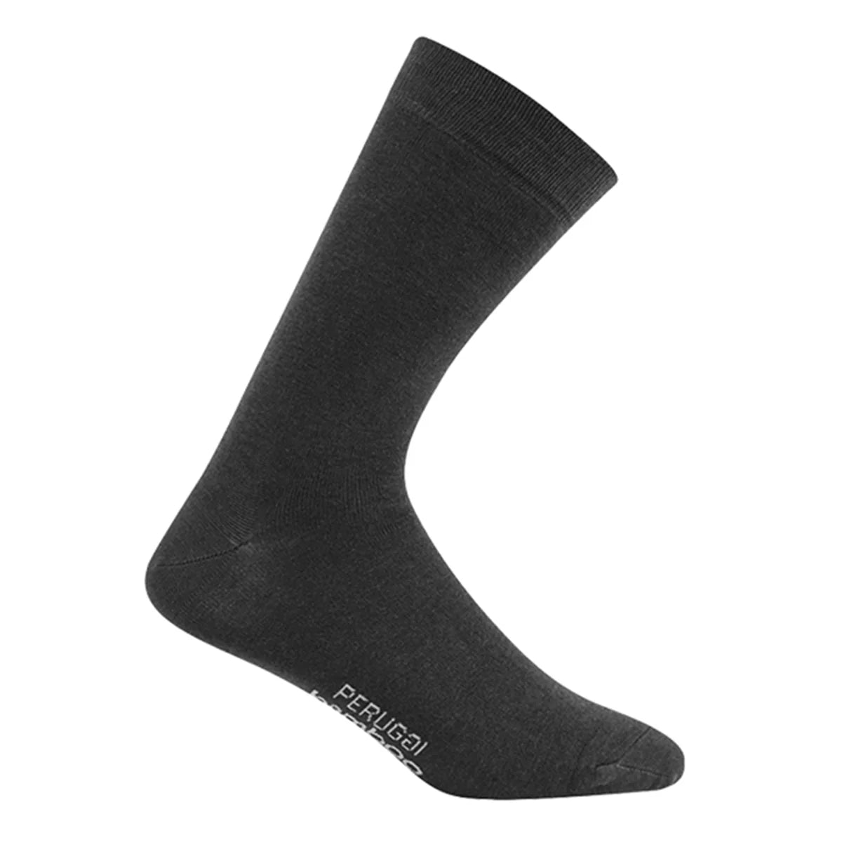 Calcetin Hombre Bamboo Liso Largo Americano Dos Pares Marengo