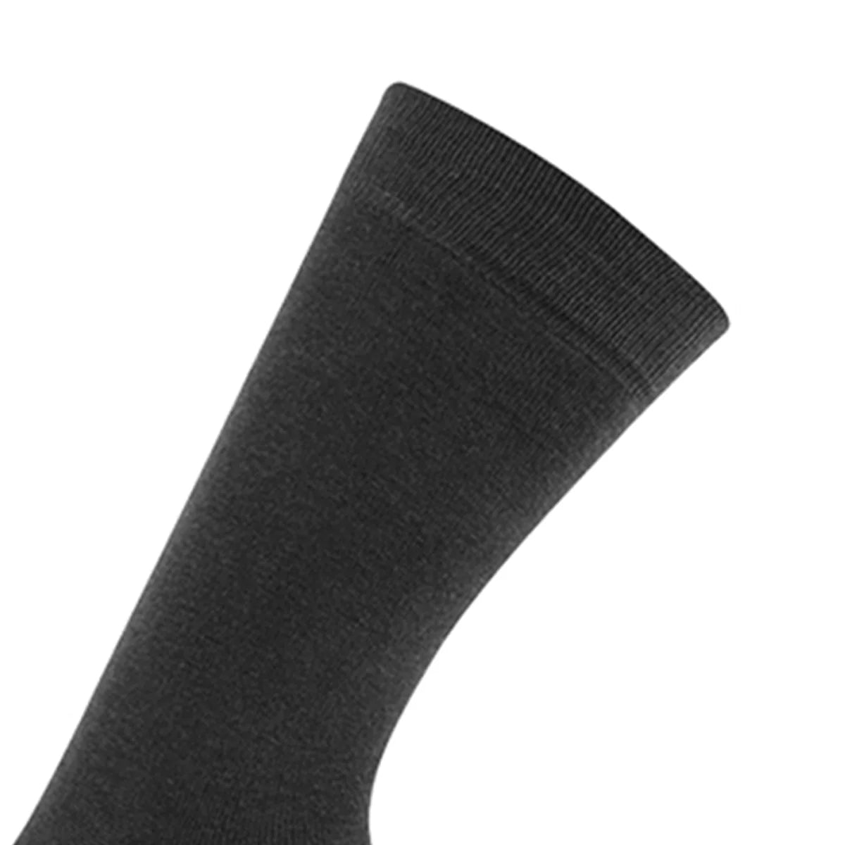 Calcetin Hombre Bamboo Liso Largo Americano Dos Pares Marengo
