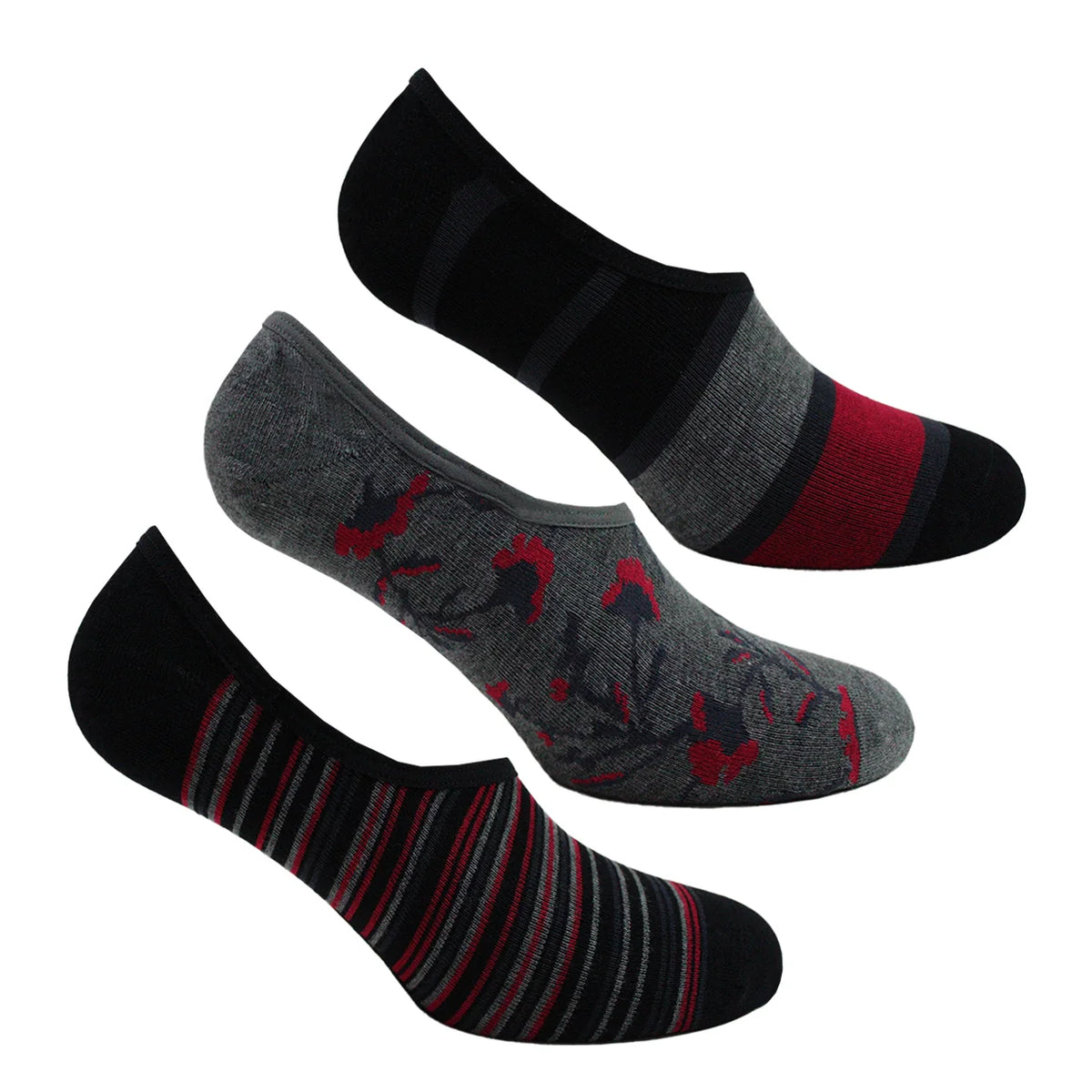 Calcetín Hombre Bamboo Multiray 3 Pares Gris Melange