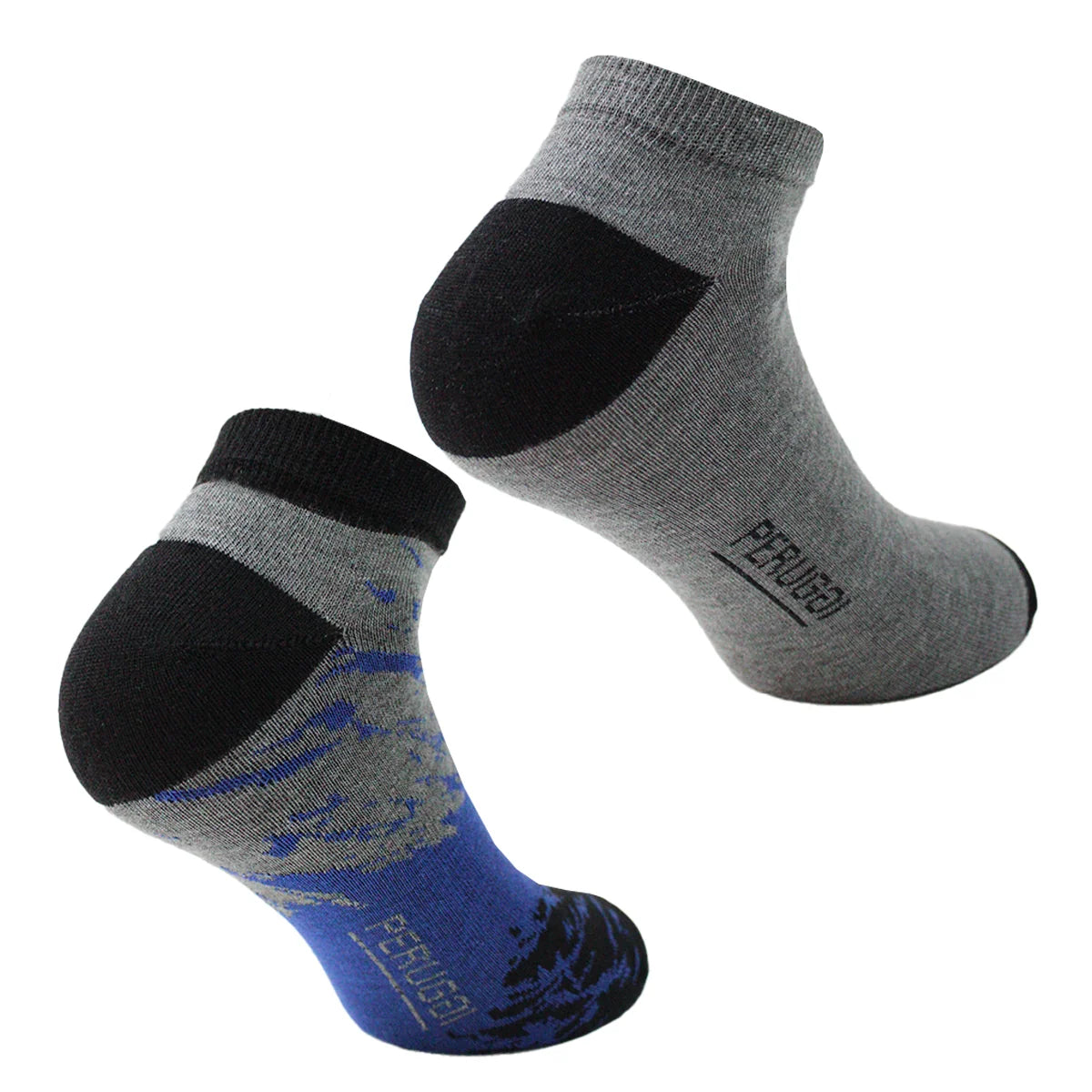 Calcetín Hombre Bamboo Pintura 2 Pares Negro