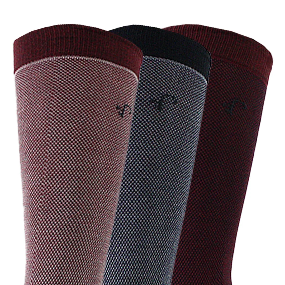 Calcetín Hombre Bamboo Puntos Largo Americano 3 Pares Azul