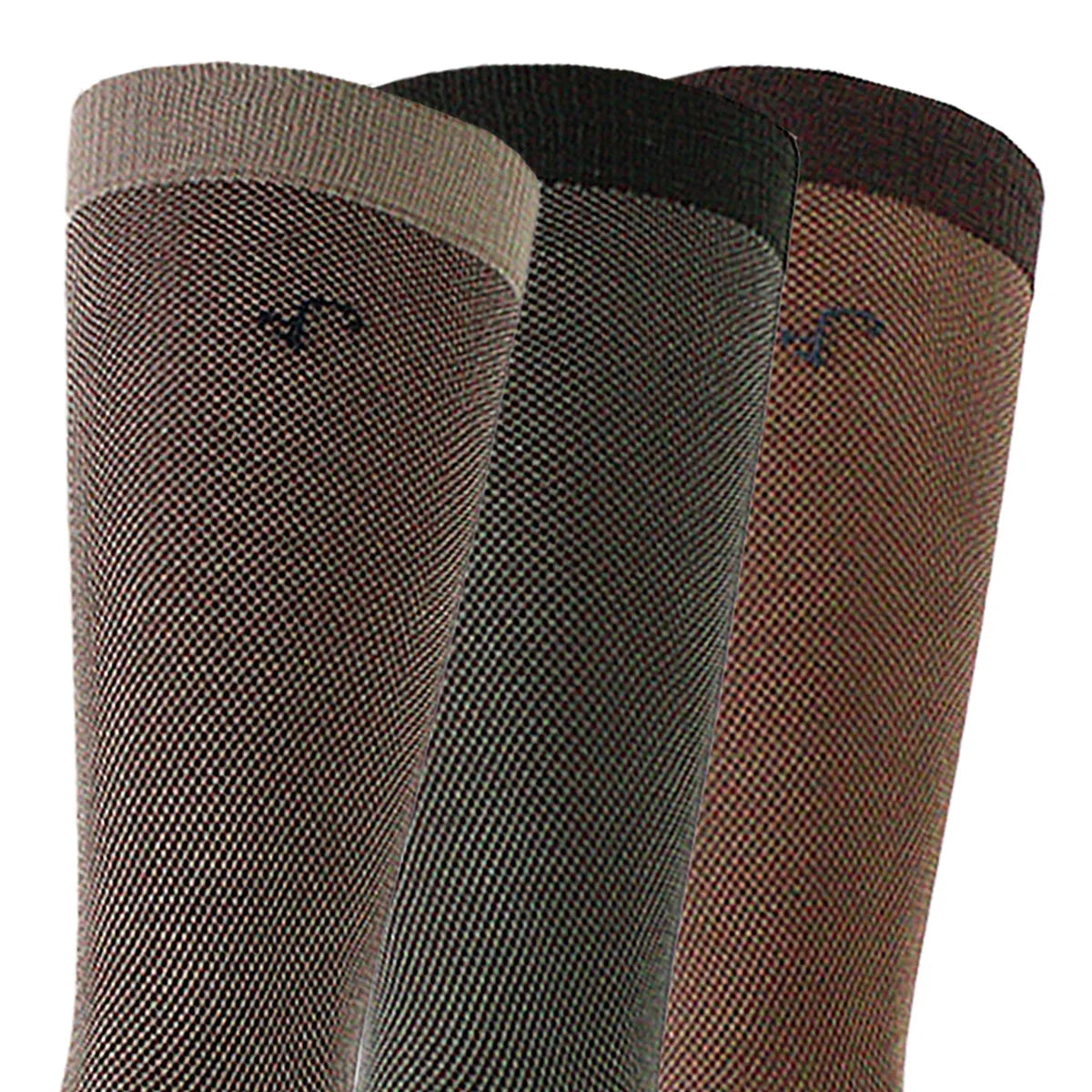 Calcetín Hombre Bamboo Puntos Largo Americano 3 Pares Olivo