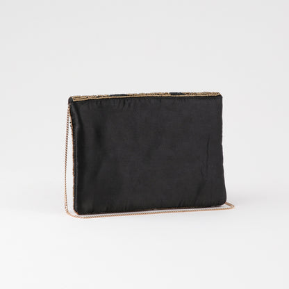 Cartera Mujer De Fiesta Mostacilla Flores