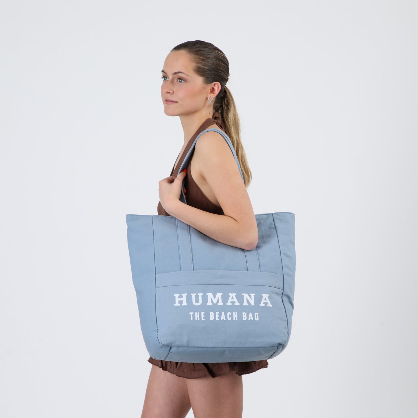 Cartera Tote Samui Azul Playa Humana