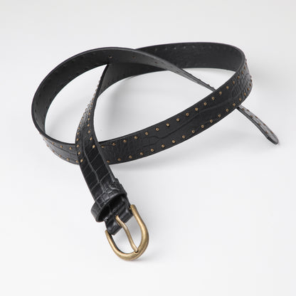 Cinturón Mujer Dots Negro Humana