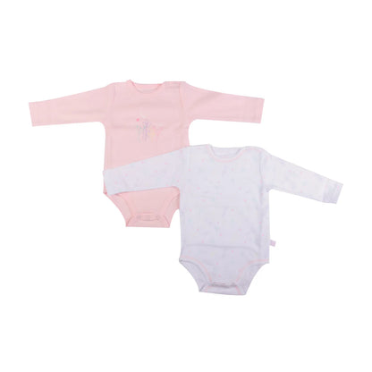 Set 2 Piezas Body Bebe Niña Multicolor