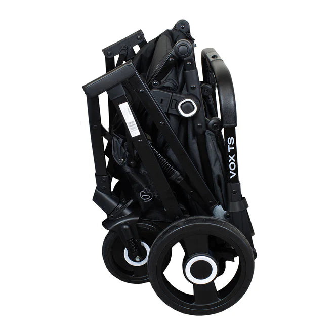 Coche Cuna Paseo Vox Negro