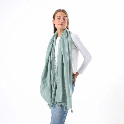 Pañuelo Mujer liso Studio Ourense Green