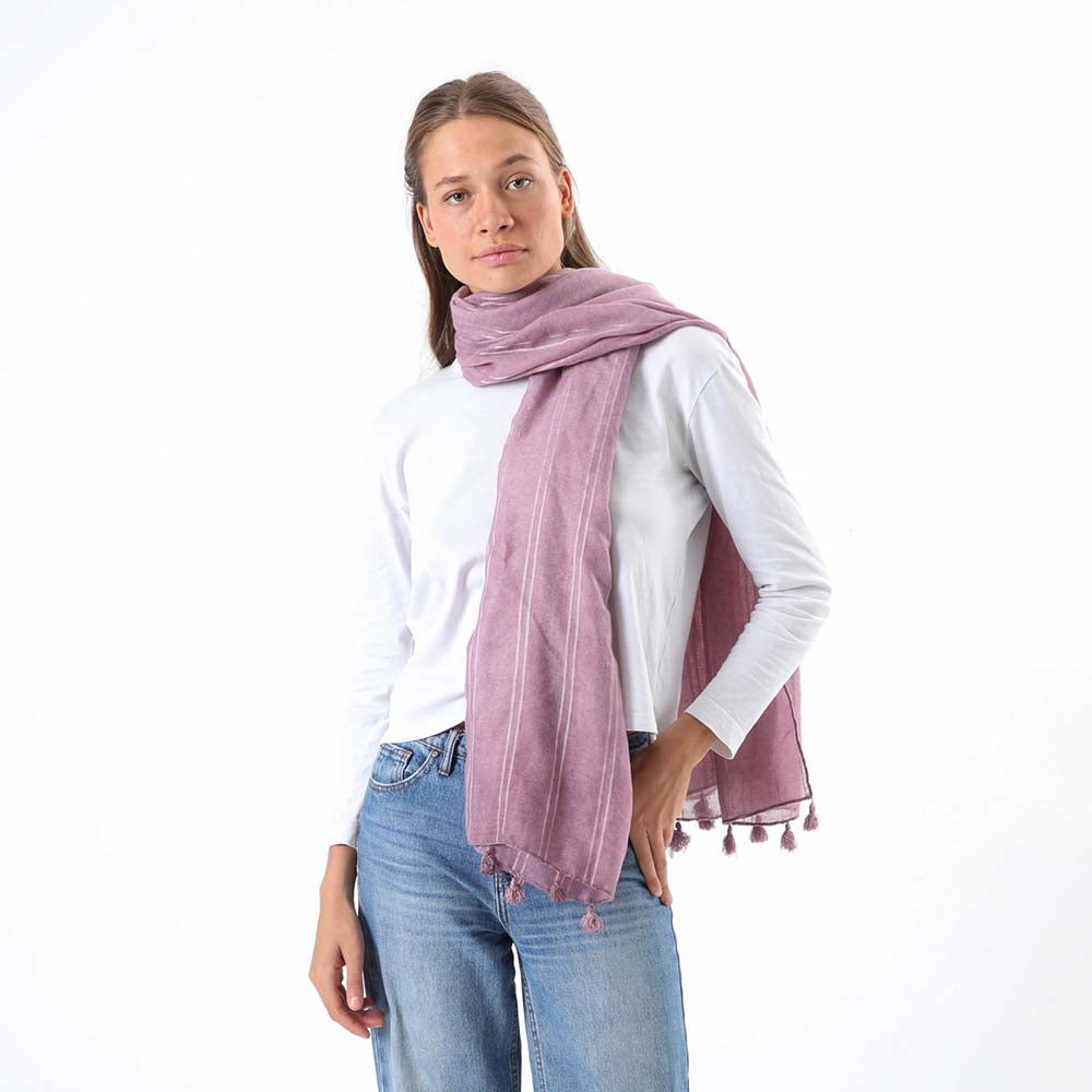 Pañuelo Mujer Liso studio ourense burgundy