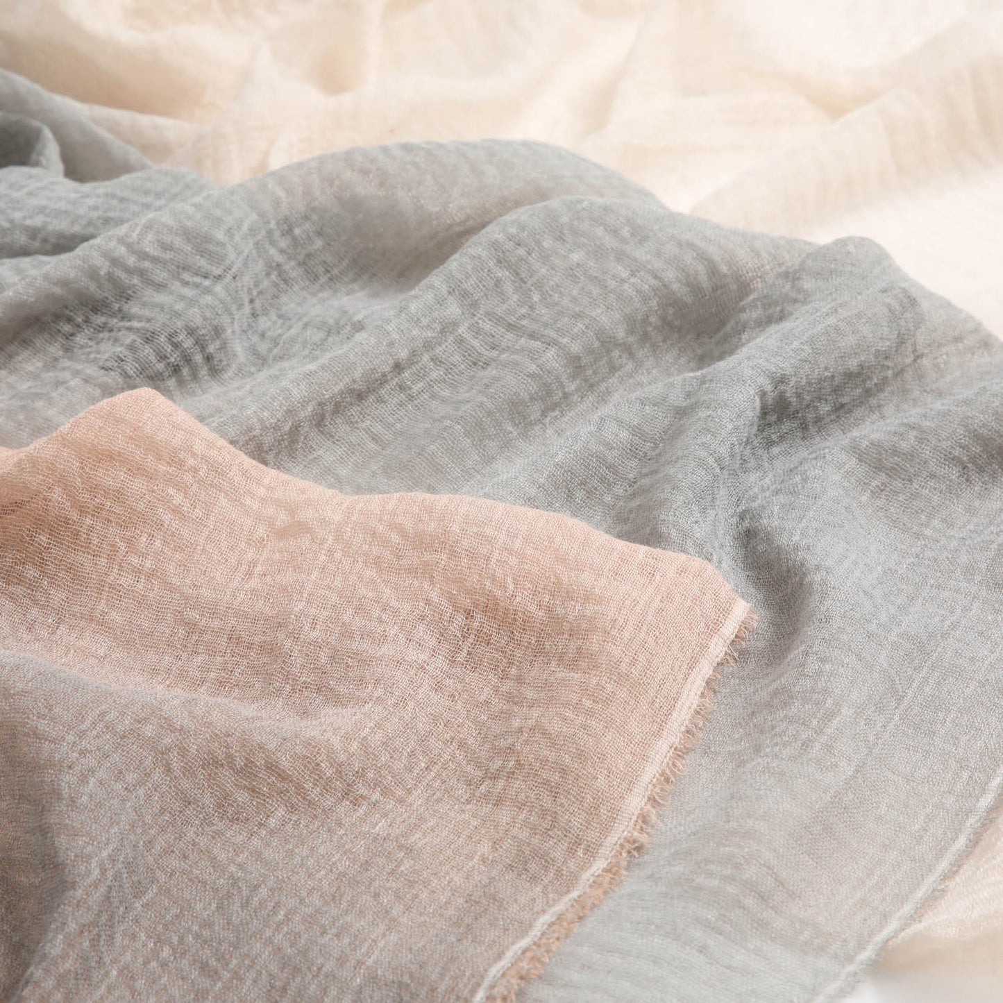 Pañuelo Mujer Liso Iván Ombré Beige Humana