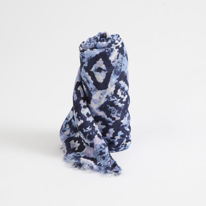 Pañuelo Mujer Estampado Alex Azul Humana