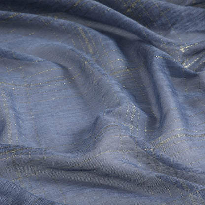 Pañuelo Mujer Liso Blue Lurex Humana