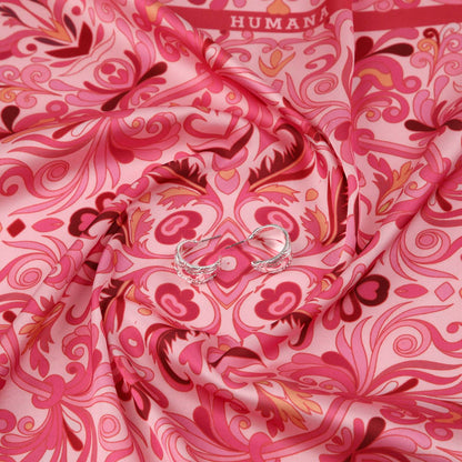 Bandana Set Aros Naim Rosado Humana