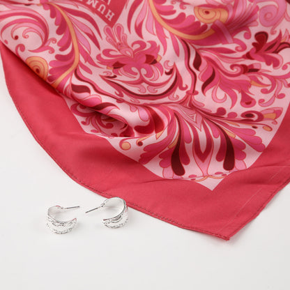 Bandana Set Aros Naim Rosado Humana