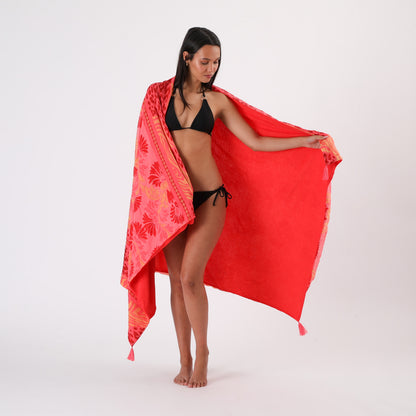 Toalla Reversible Atenas Rosado Humana