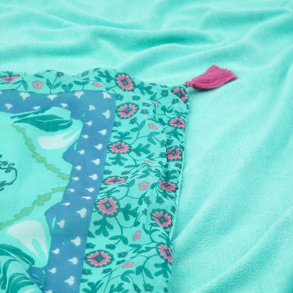 Toalla Reversible Kos Verde Humana