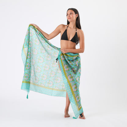 Pareo Mujer Estampado Noé Calipso Humana