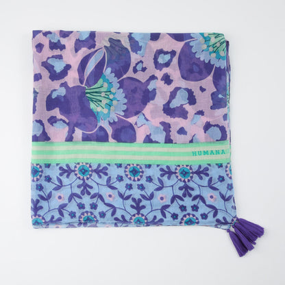 Pareo Estampado Milo Morado Humana