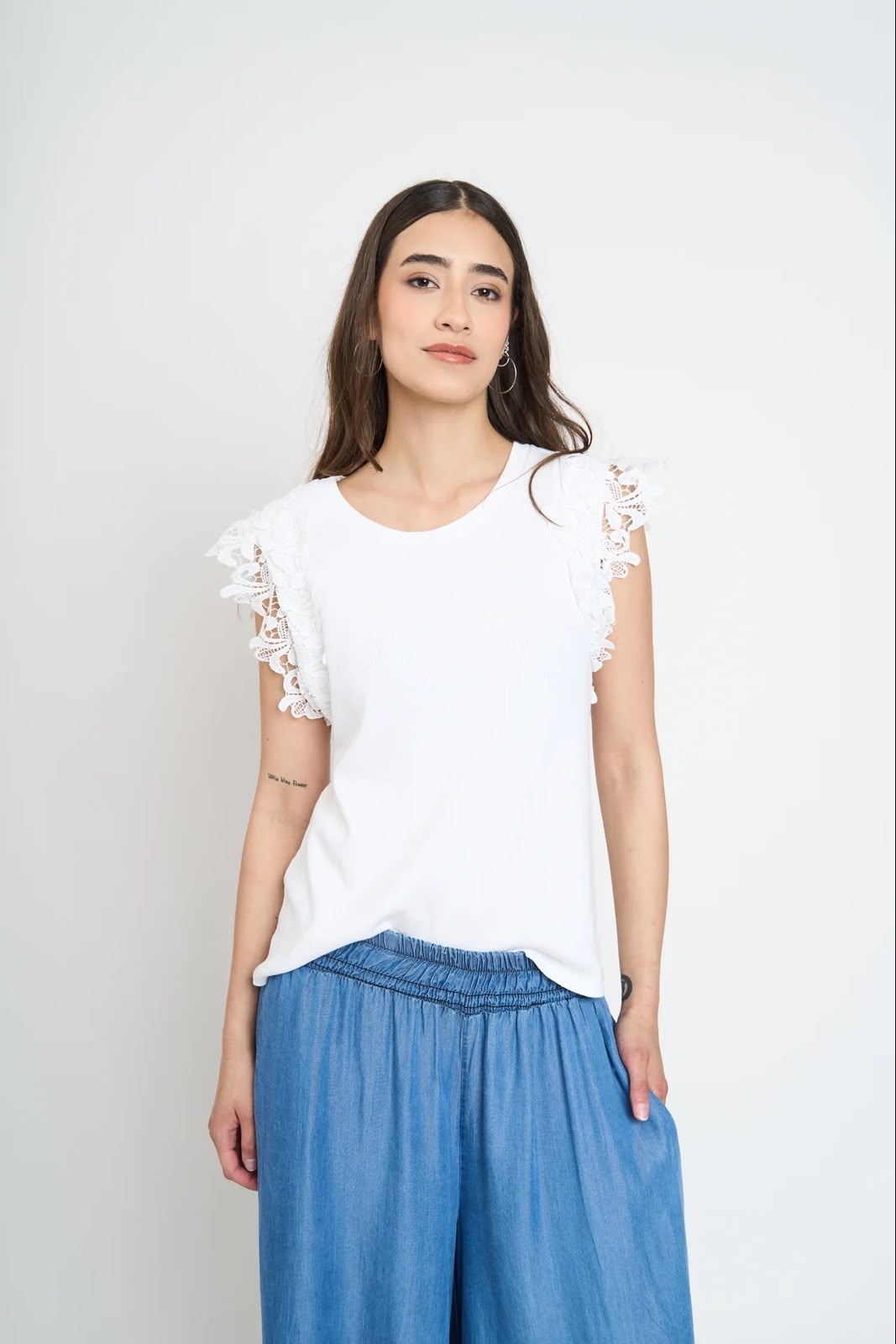 Polera Leticia Mujer Blanco